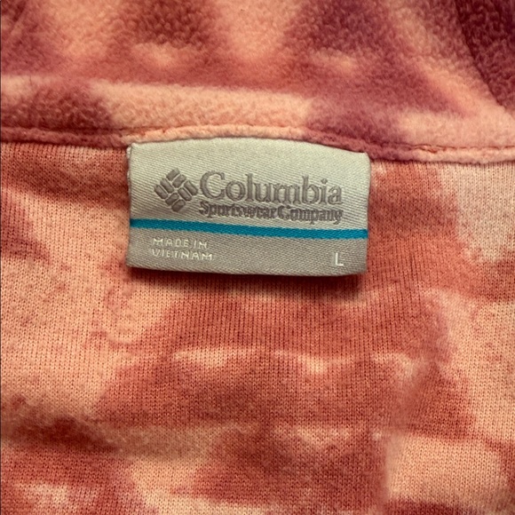 Columbia Women's Pink Geometric Cowl Sweater - Picture 2 of 4